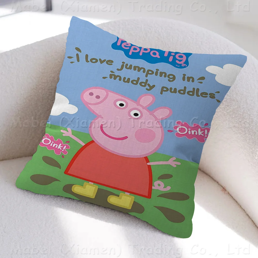 Наволочка с рисунком P-PEPPAS PIG чехол для диванной подушки украшение дома комнаты