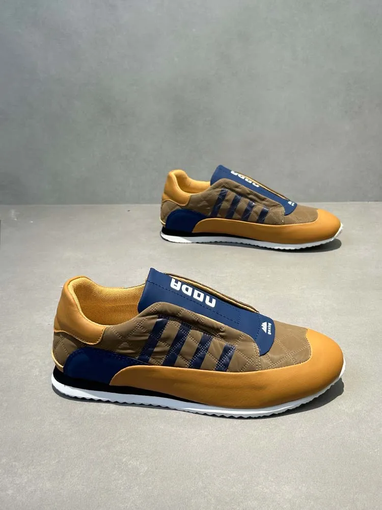 Ленивые Слипоны мужские туфли Новинка весна-осень 2024 легкие на плоской подошве