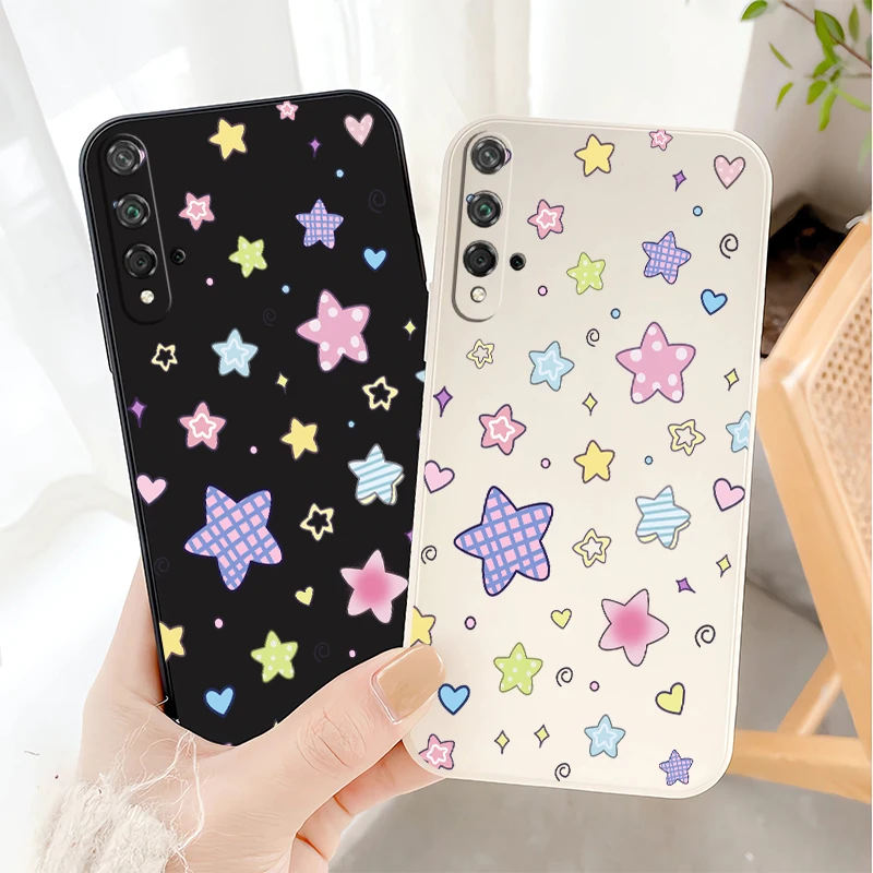 Чехол с цветными звездами для Huawei Honor Magic 7 Lite X20 X9A X5 X6B X7B X8B X9B X8 9X 20 50 SE Lite Pro Plus Мягкий силиконовый чехол для телефона (art.: 3920cce129f44) - 3920cce129f44