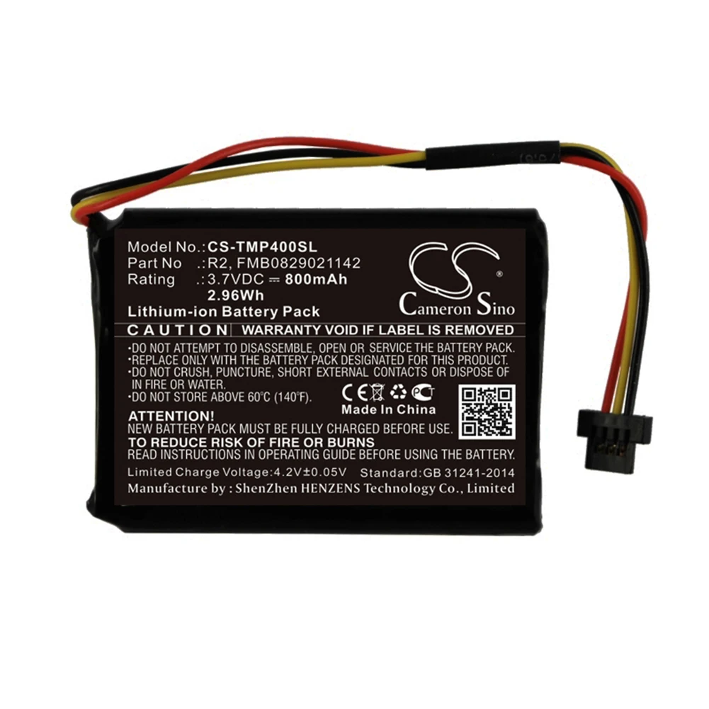 

Cameron Sino 800mA Battery for TomTom XL 335M 6027A0090721, 6027A0093901, FLB0920012619, FMB0829021142, FMEB0939041646, R2