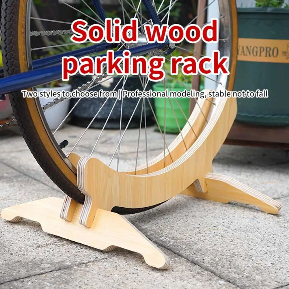 

Wood material Bicycle Stand Indoor Bike Storage Parking Stand For 23-32C Road Mountain Bike Rack Holder Accessories