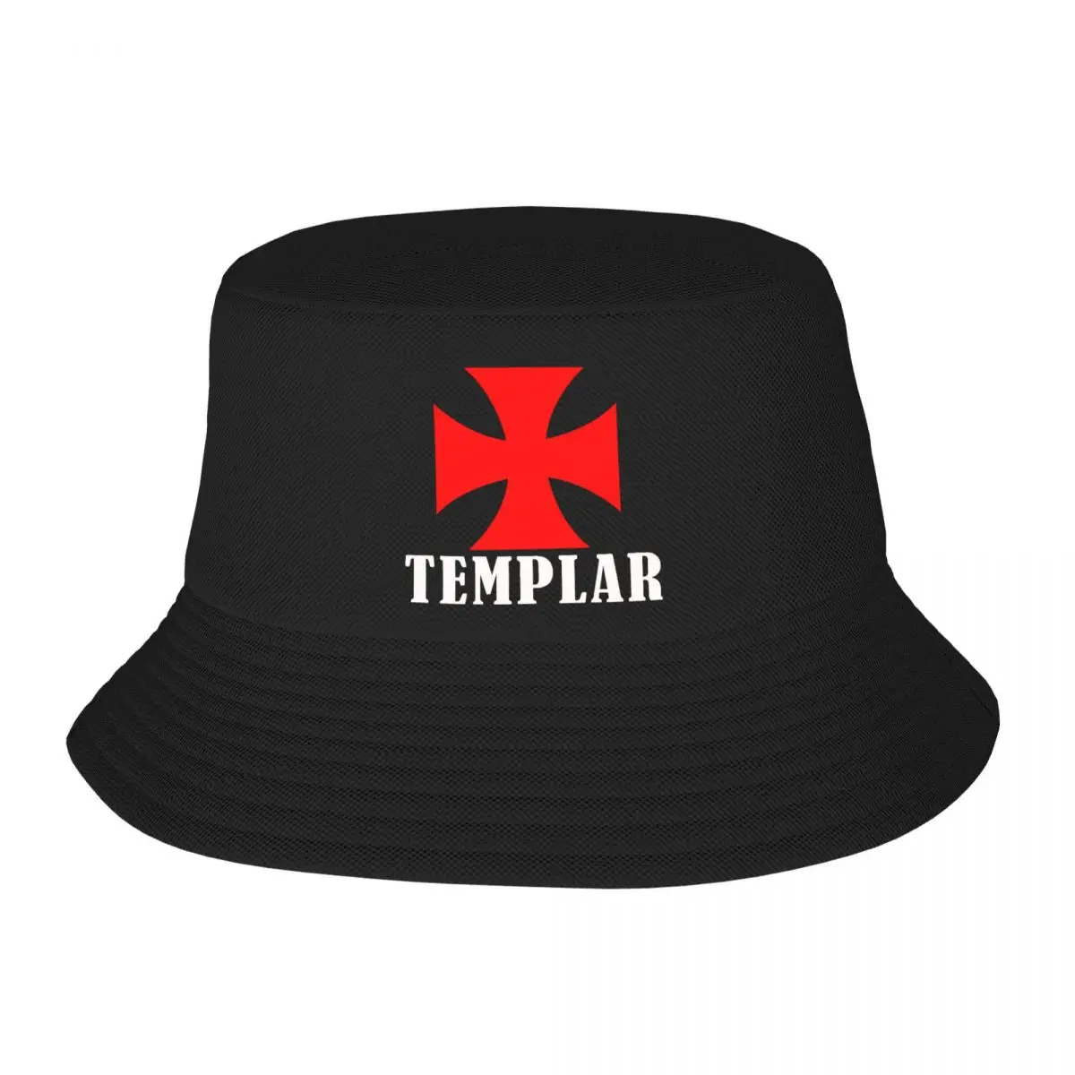 

Knight Templar Cross Spring Reversible Bob Bucket Hats Cotton Fisherman Caps Girl Boy Outdoor Sport Chapeau Bob Hat