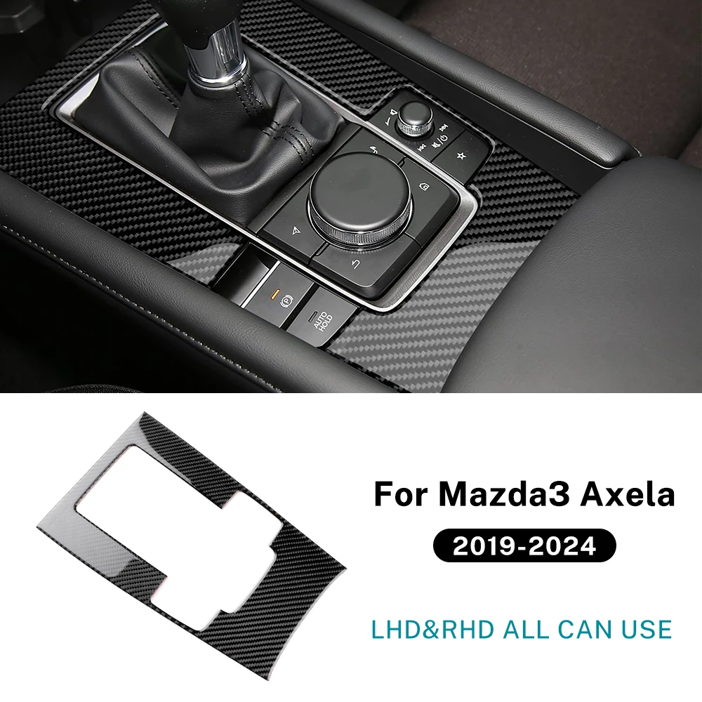 

Настоящая мягкая наклейка из углеродного волокна для Mazda 3 Axela BP 2019-2021 2022 2023 2024 2025 Ручной автоматический механизм переключения передач MT/AT LHD RHD