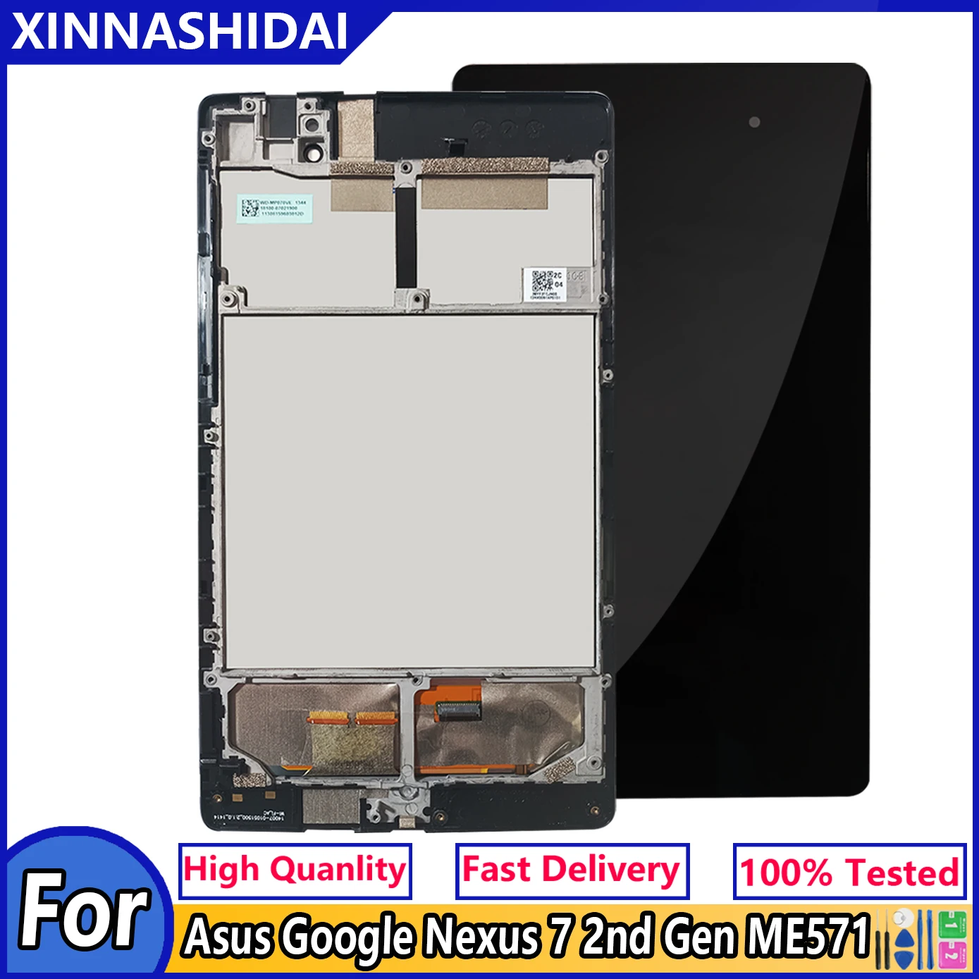Для ASUS Google Nexus 7 2nd 2013 FHD ЖК-дисплей сенсорный экран ME571 ME571K ME571KL сборка Замена |