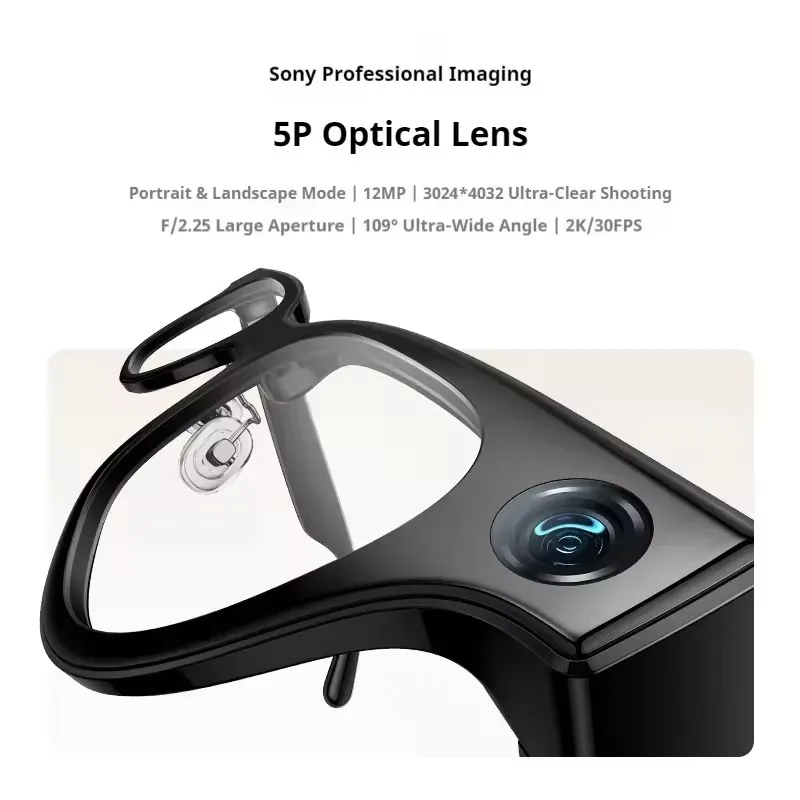 Фото Очки Rokid Leqi AR Smart Glasses 12MP Advanced Camera AI Assistant 49g for Daily Vlog All-Scenario №3