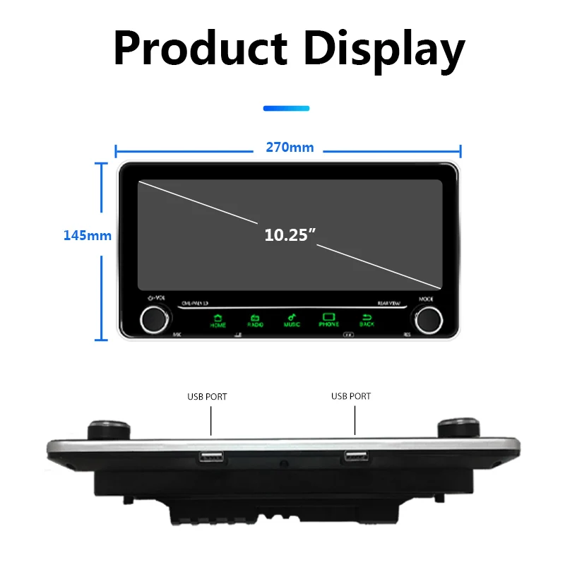 Автомагнитола 2 din 10 25 дюйма IPS Android для SsangYong Rexton Y250 II 2006-12 мультимедиа GPS-навигация