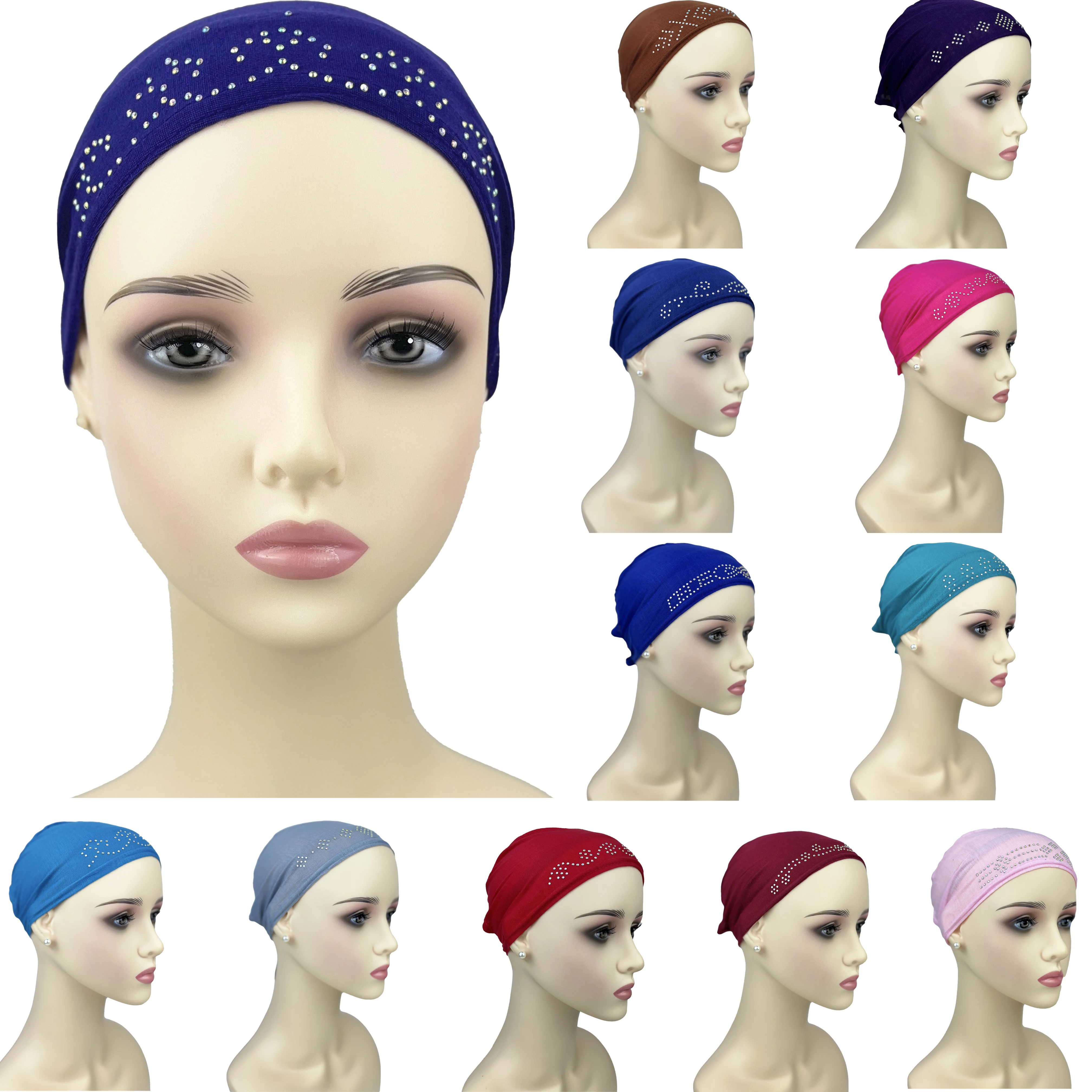 Стильная одноцветная шапка-полотенце с ремешками и тюрбаном для женщин