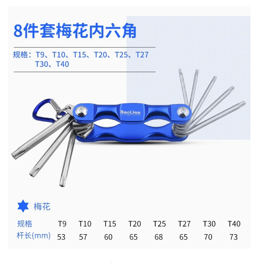 Набор складных шестигранных ключей метрический набор отверток с императорским