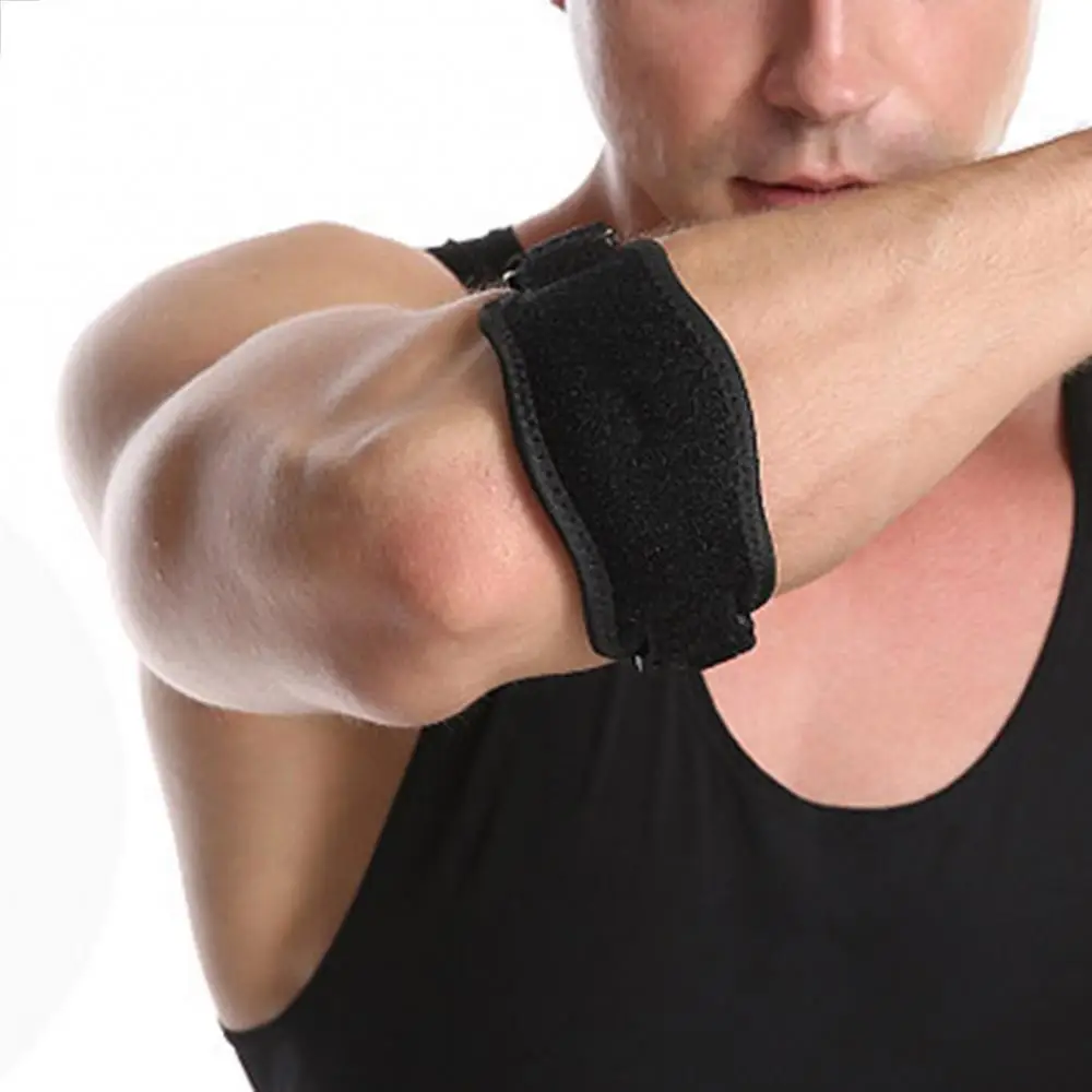 

1pc Adjustable Elbow Support Basketball Tennis Golf Elbow Support Strap Elbow Pads Lateral Pain Syndrome Epicondylitis Braces