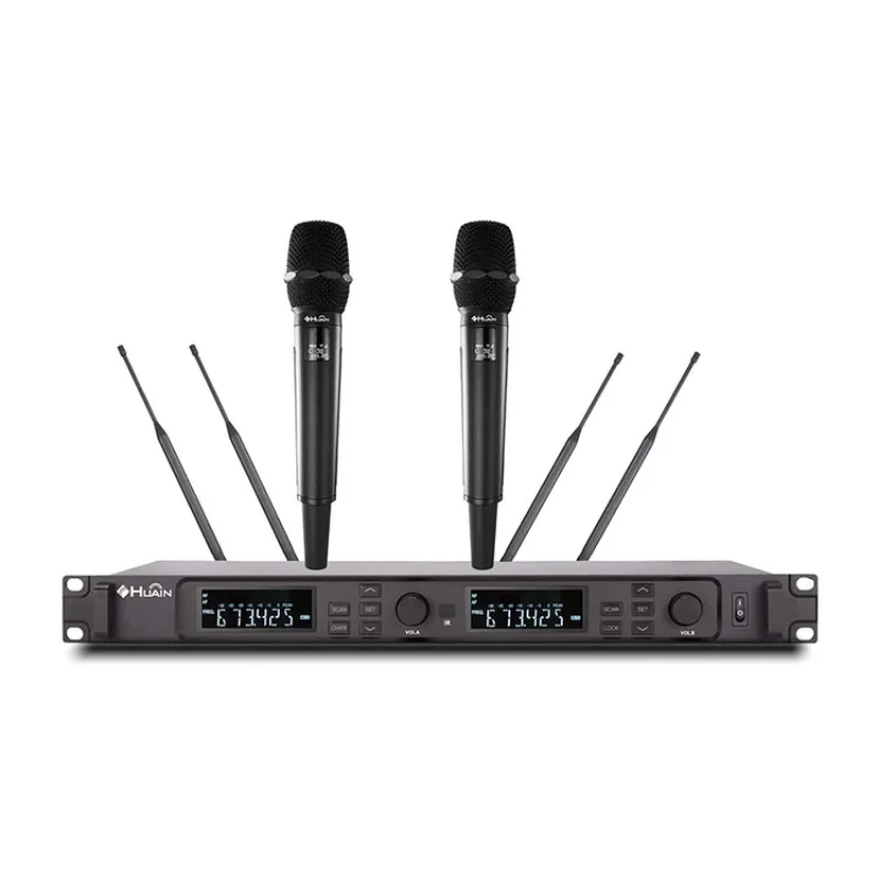 

Pro audio professionnel micro sans fil digital uhf wireless microphone for stage performance