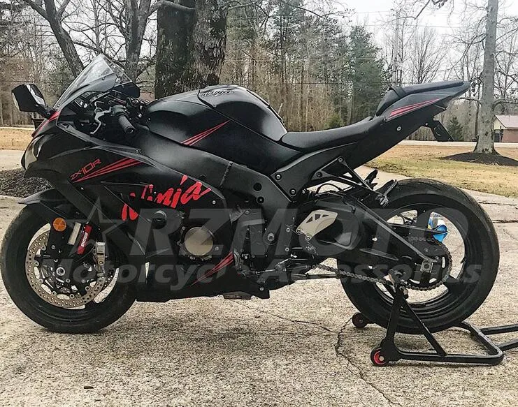 

Комплект обтекателей из АБС-пластика, 4 подарка, подходит для Kawasaki Ninja ZX-10R ZX10R 2016 2017 2018 2019 17 18 19, комплект кузова красного, черного и матового цв...