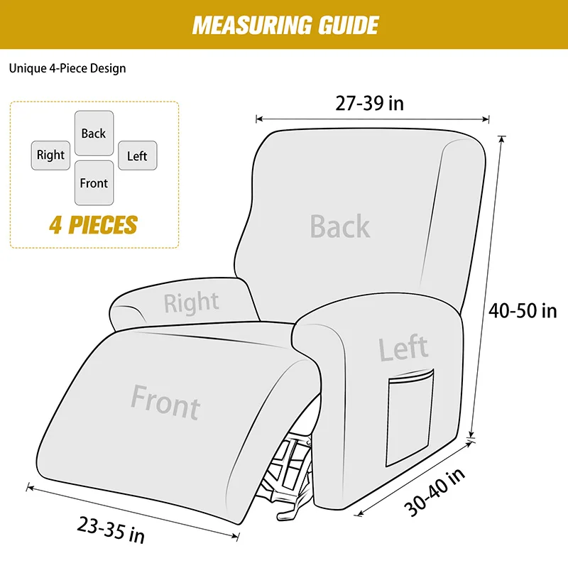 Бархатный Чехол для 1/2/3-местного дивана с откидывающейся спинкой эластичный