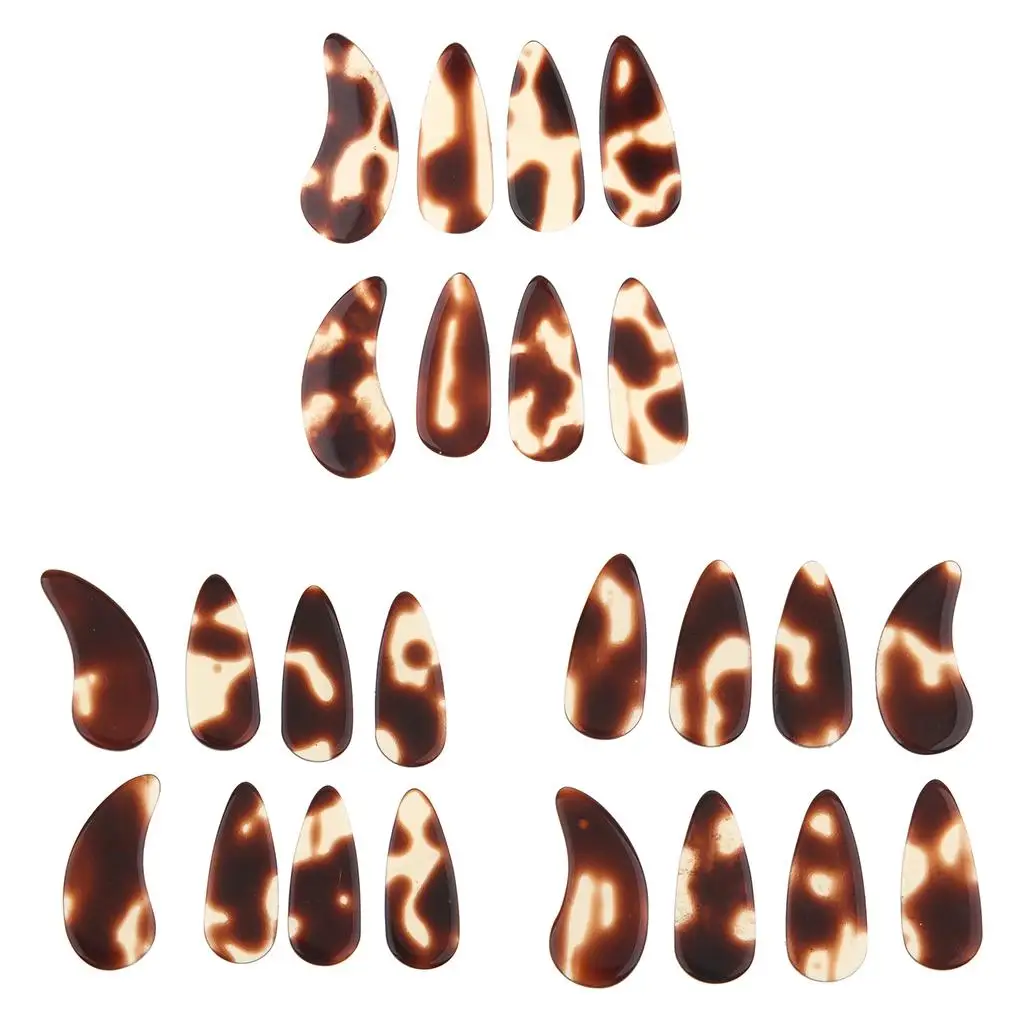 8шт Guzheng китайская цитра плоские блестящие пальчики для ногтей с