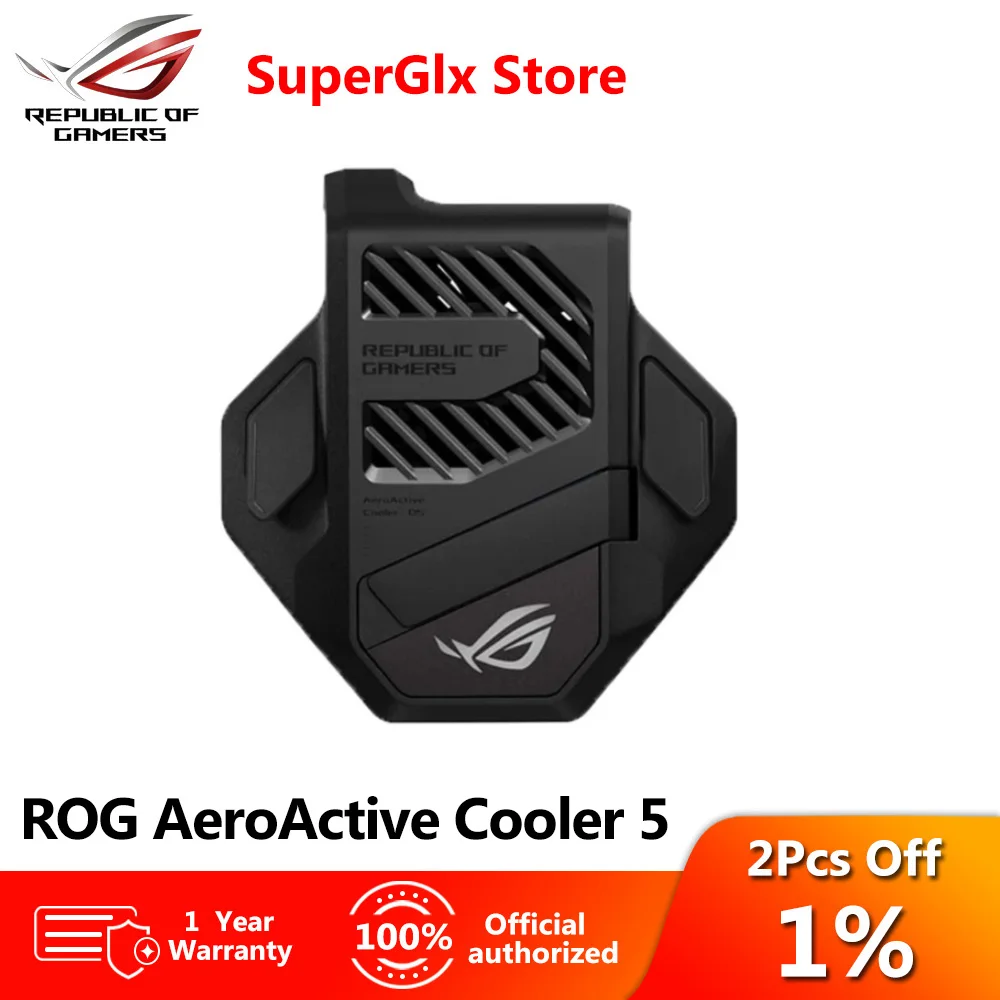 ASUS ROG AeroActive Cooler 5 Lighting Case Kunai 3 Gamepad Game Controller Support 200+ Games On Google Play Store For ROG 5 5s