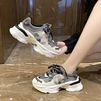fashion couple sneakers 2021 new casual sneakers designer thick sole women sneakers outdoor shoes large size 35 44