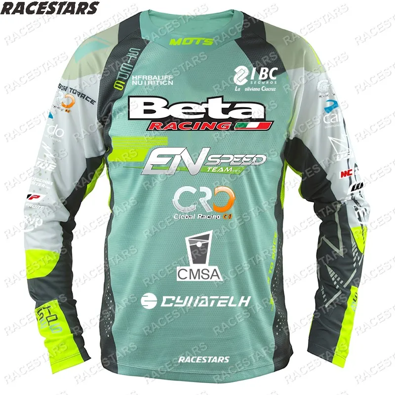 

Enduro 2024 Long Sleeve Motocross Jersey MTB Shirts Downhill Mountain Dirt Bike DH Maillot Ciclismo Hombre Quick Drying Shirt MX