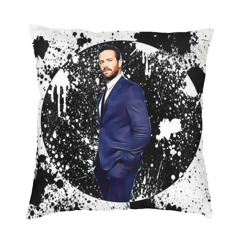 

Armie Hammer American Actor Pop Art Cushion Cover Call Me by Your Name Floor Pillow Case for Car Fashion Pillowcase Home Decor