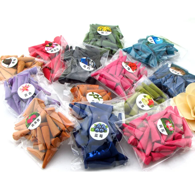 Натуральные конусы для благовоний 30 г/упаковка ароматизатор высочайшего