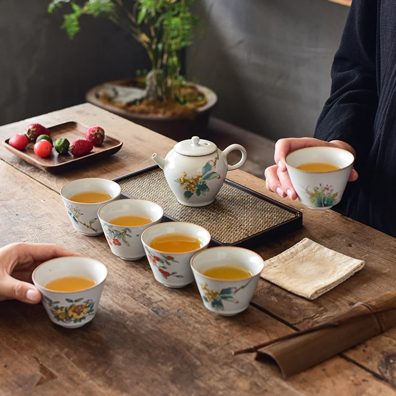 Китайская керамическая чайная чашка H539 120 мл