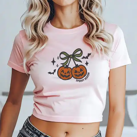 Футболка SHYUTEE Spooky Season Coquette черная