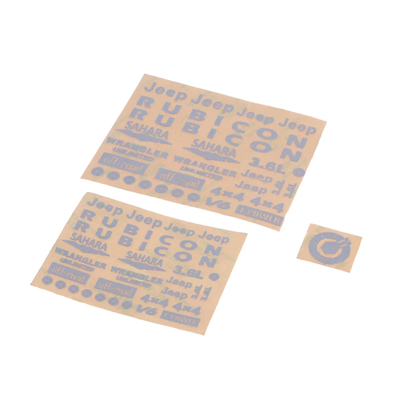 

1pc Новый моделируемый скалолазационный металлический наклейка металлическая наклейка применимо к 110 аксессуарам RC CAR SCX10 TRX4