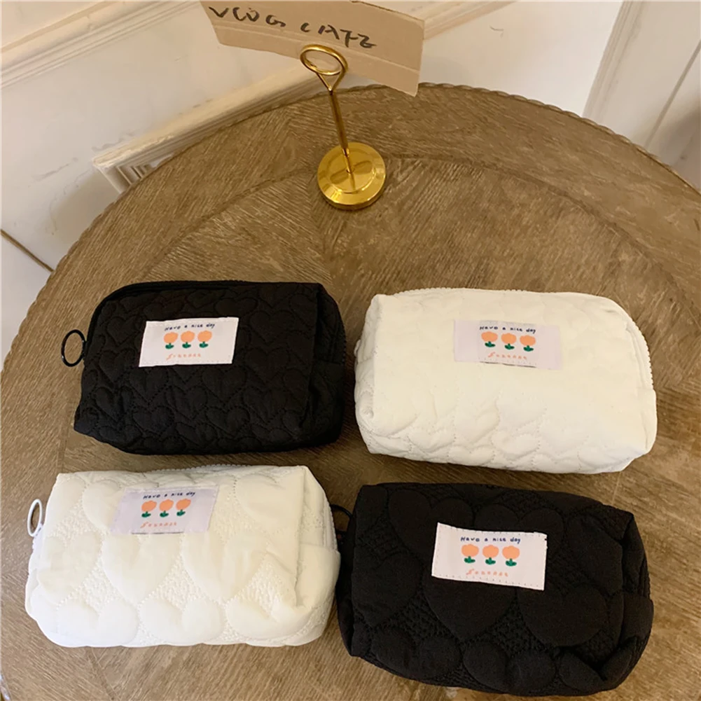 

Fashion Women Cosmetic Bag Creative Polyester Print Storage Bag Polyester Toiletry Pouch Travel Portable Pouch