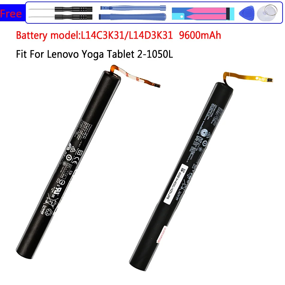 

Battery L14C2K31/L14D2K31 L14C3K31/L14D3K31 for Lenovo Yoga Tablet 2-830L 2-830LC YT2-830F 2-1050L 2-1050LC 2-1051L Yt2-1050