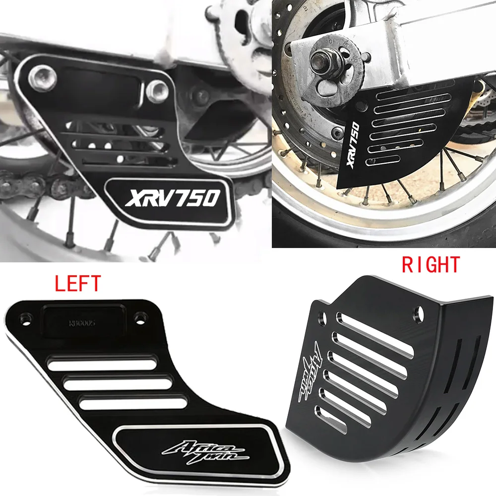 

Motorcycle left and right Rear Brake Disc Guard Rear Brake Disc Guard Cover Protector For Honda XRV750 XRV 750 Africa Twin
