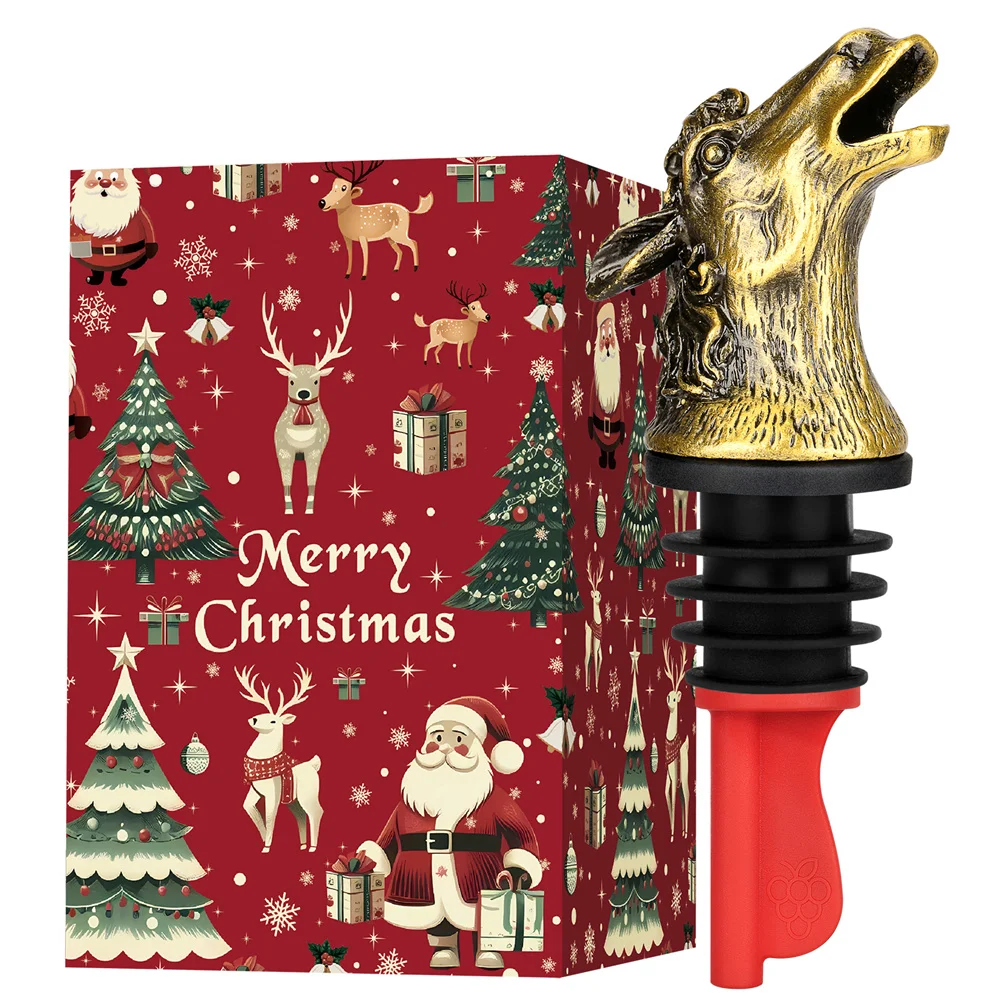 Ретро металлическая голова лошади винный рот барные аксессуары шампанское