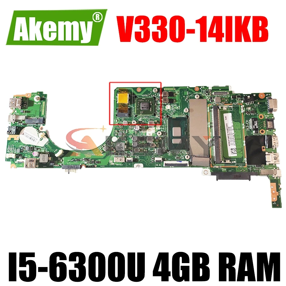 

Материнская плата 5B20Q59806 для Lenovo V330-14IKB 14-дюймовая материнская плата для ноутбука 100%, протестированная работа с 4 Гб оперативной памяти, центр...