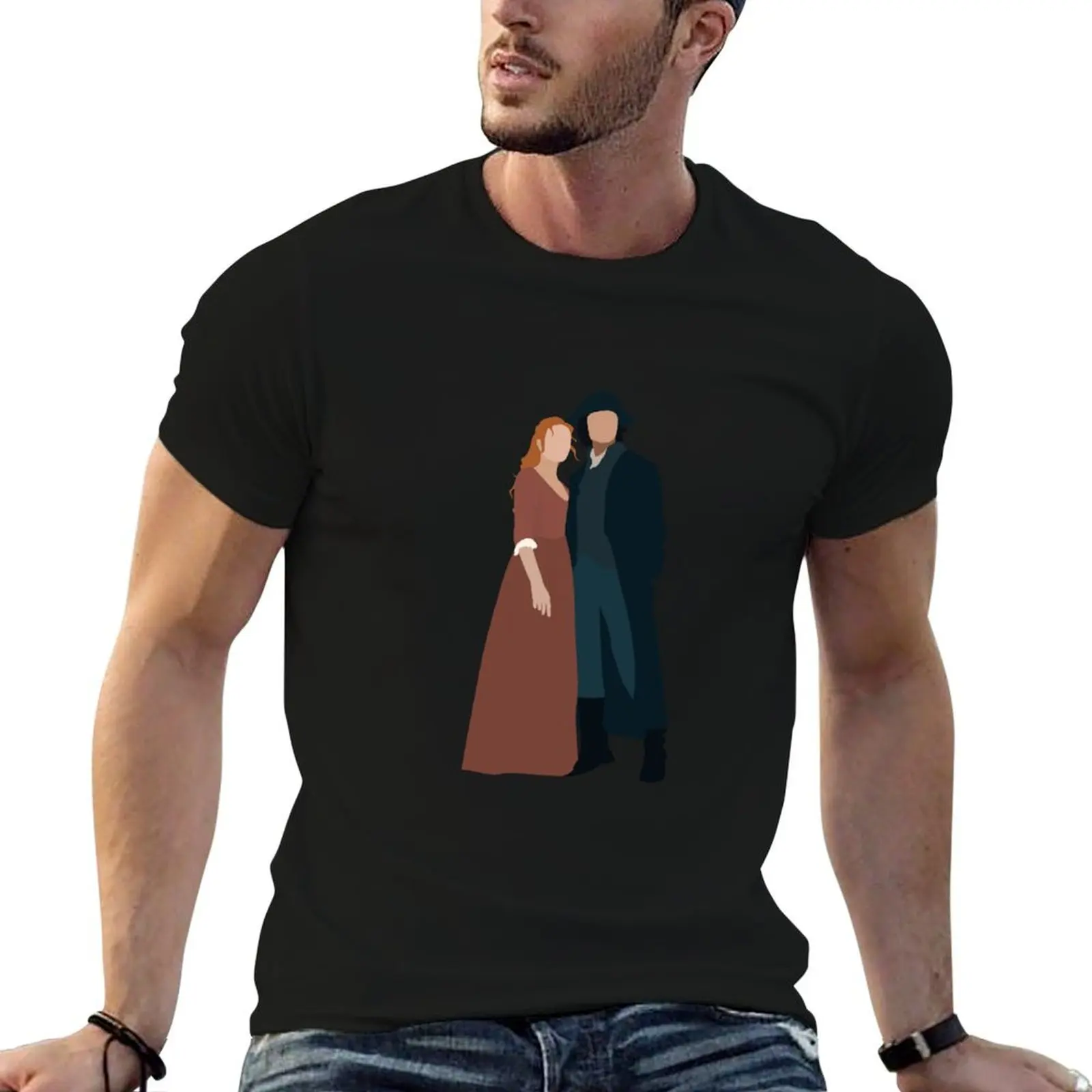 Футболка Ross and Demelza Poldark футболки с рисунком фигурки аниме забавные для мужчин