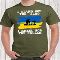 dear ukraine glory to ukraine ukraini flag mens 100 cotton casual t shirts loose top size s 3xl
