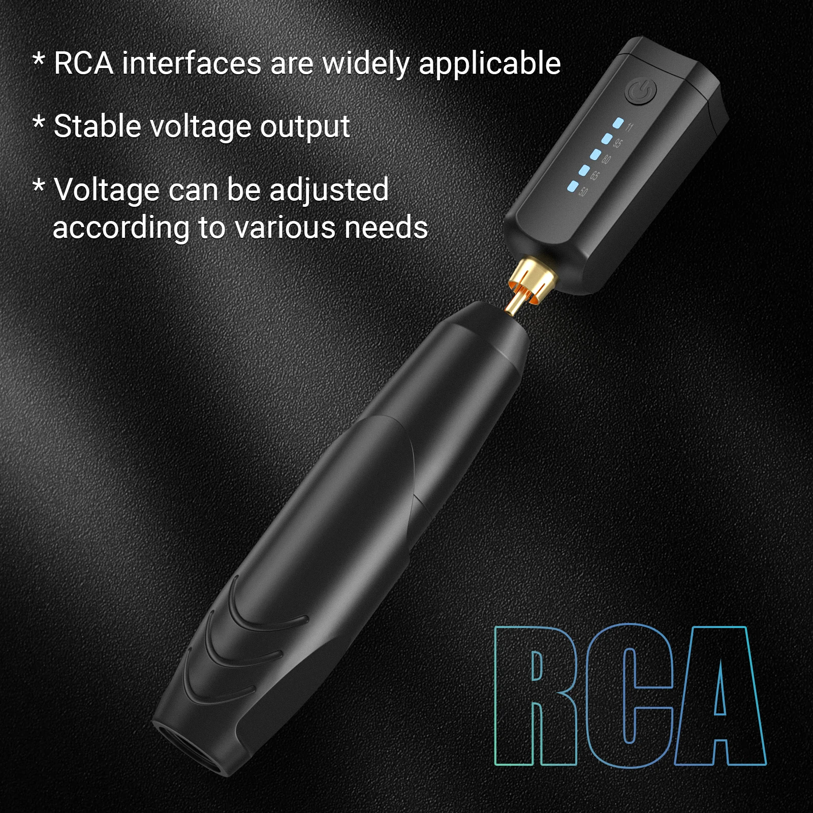 Тату-машинка для перманентного макияжа с картриджами и блоком питания