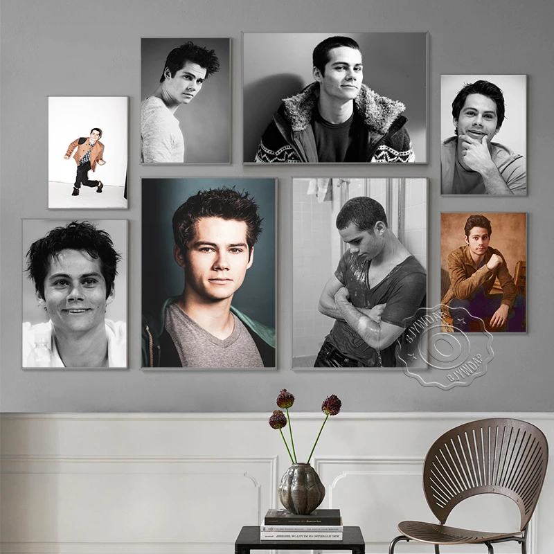 

Dylan O'Brien Actor Prints Poster Movie Tv Star Wall Art Picture Fans Gift Canvas Painting Room Home Decoration