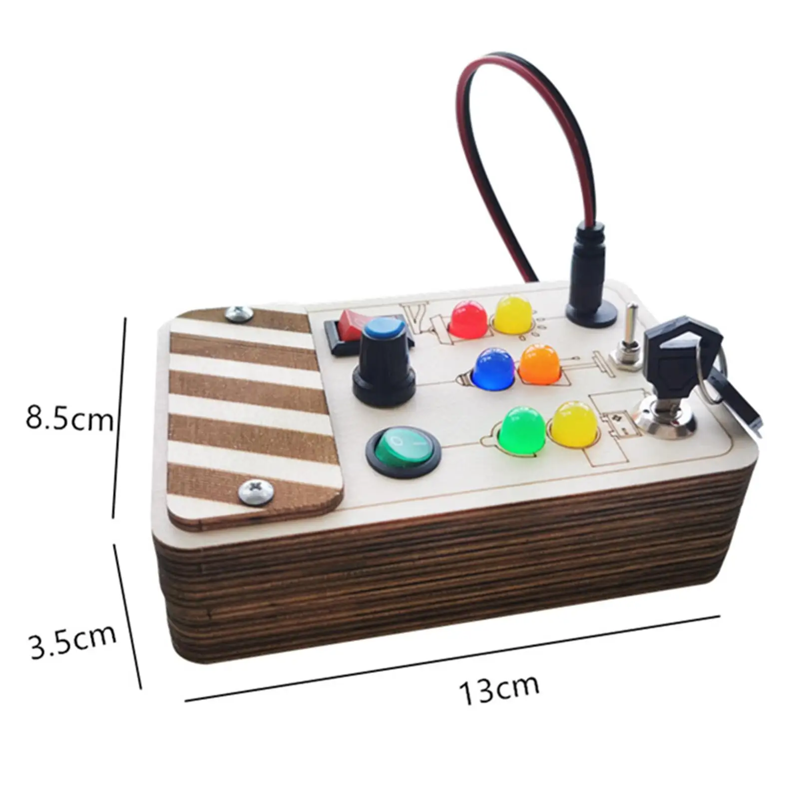 

Montessori Switch Busy Board Sensory Board Basic Life Skills Educational for Electronic Learning Preschool Toys Kids Children