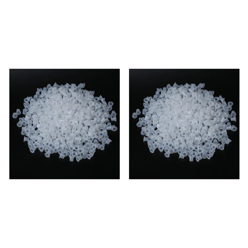 

1000 Pcs 8mm Small Tattoo Ink Cups Caps for Needle Tip Grip Power Supply Sm