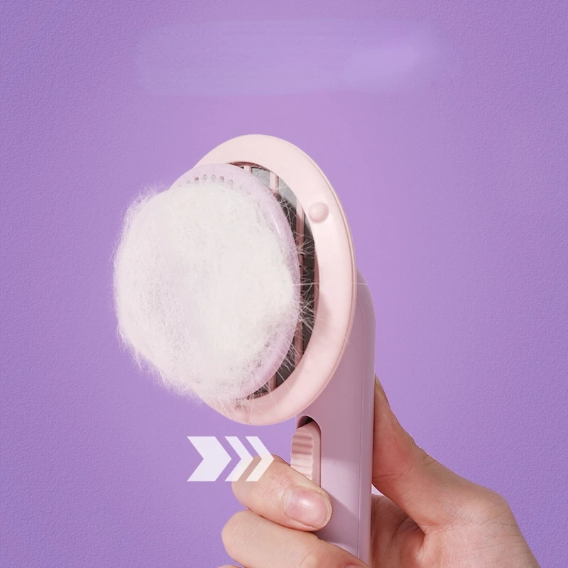 Щетка для домашних животных самоочищающаяся щетка вычесывания расческа