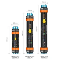 multifunctional outdoor camping lantern usb rechargeable flashlight waterproof hanging magnetic power bank for fishing hiking