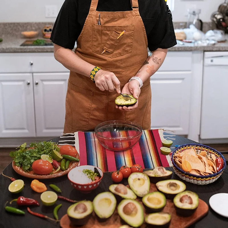 Моющаяся подстилка мексиканская настольная дорожка 33x48 см мексиканское одеяло