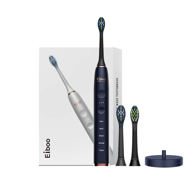 Щетка Зубная электрическая ультразвуковая с насадкой меньше вибрации чем Philips |