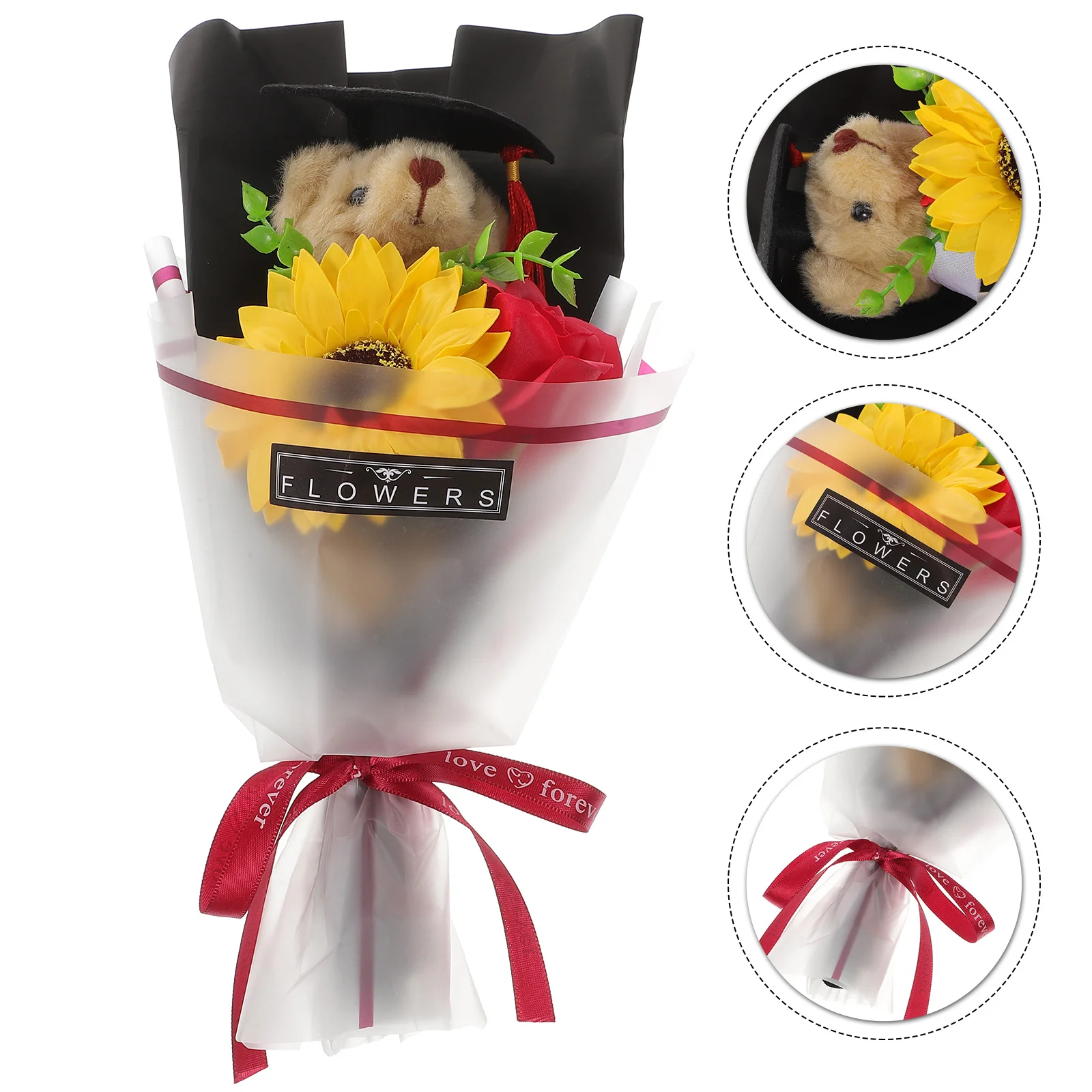 

Flower Bear Bouquet Decor School Party Favor Party Cute Bear Bouquet