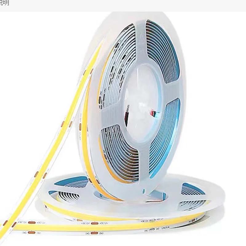 Светодиодная лента высокой яркости DC12V COB гибкая светодиодная 24 В мягкая