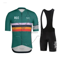 2022 new rcc team cycling jersey set summer bicycle clothing road bike shirts suit bicycle bib shorts mtb ropa maillot raphaful