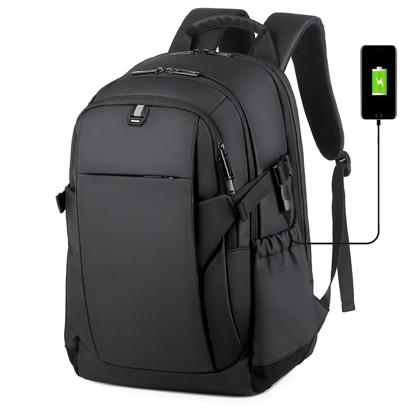 

Men Travel Business Laptop Backpack USB Charging SchoolBag Waterproof Back Pack Large Capacity Notebook Backbag Mochila Rucksack