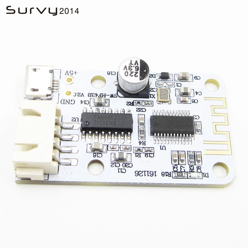 Беспроводной стерео аудио приемник PAM8403 модуль для Arduino цифровой усилитель