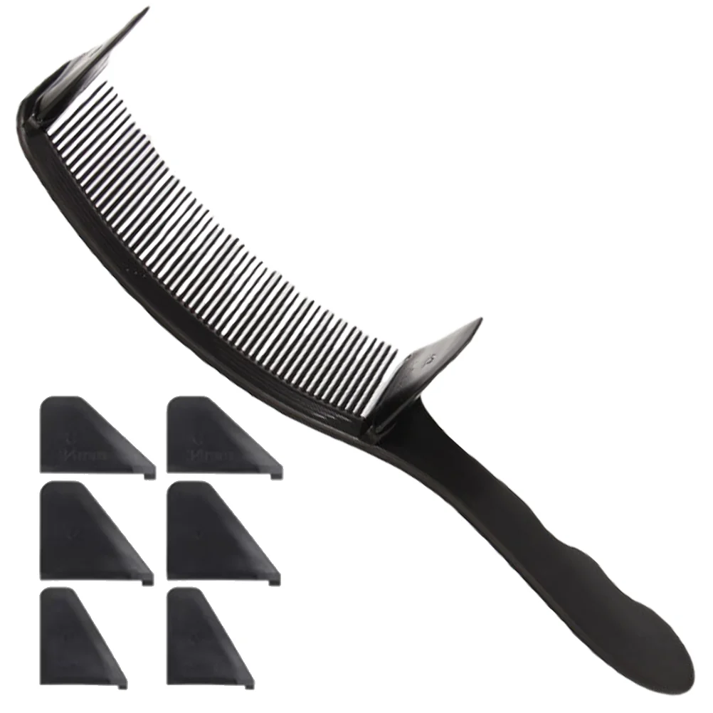 

Barber Hair Comb Men Styling Cutting Combs Professional Curved Stylist Small Mustache Mens Conjuntos Para Hombres
