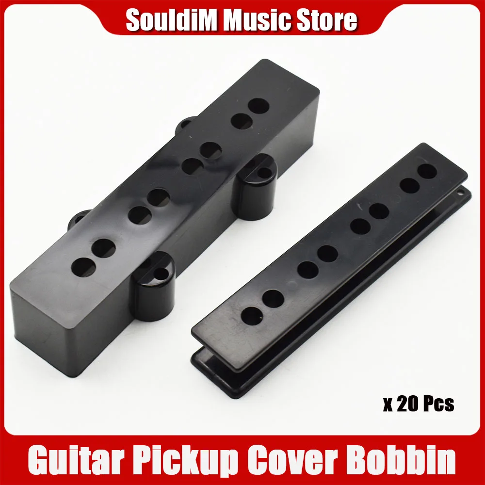 

20PCS Pickup Cover/Bobbin for 4 String Bass 4JB 92/95MM Pickup Covers for 4 String Electric Bass 4JB Bass Pickup Covers Black