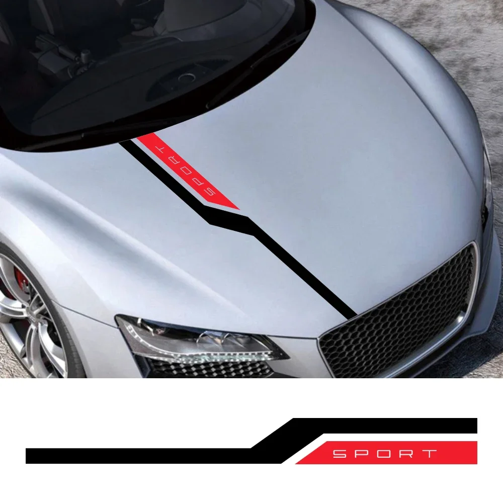 Наклейка на капот автомобиля для Audi BMW Nissan Toyota Jeep Hyundai Ford Kia Honda Renault Subaru