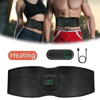 hot sale ems heating fitness belt abs abdominal apparatus muscle massage slimming belt body trainer home gym fitness equipment
