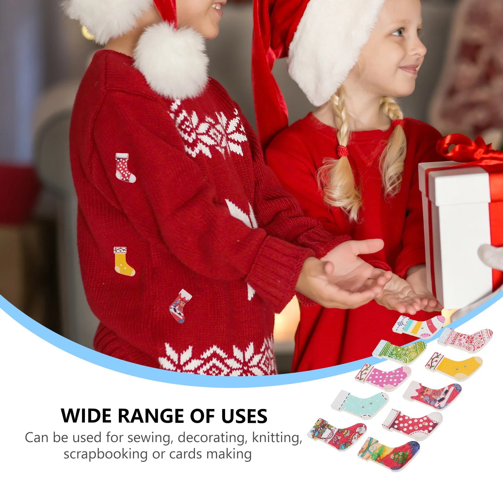 

Buttons Wood Sewinghole Wooden Embellishments Sweater Scrapbooking Overcoat Kids Fasteners Craft